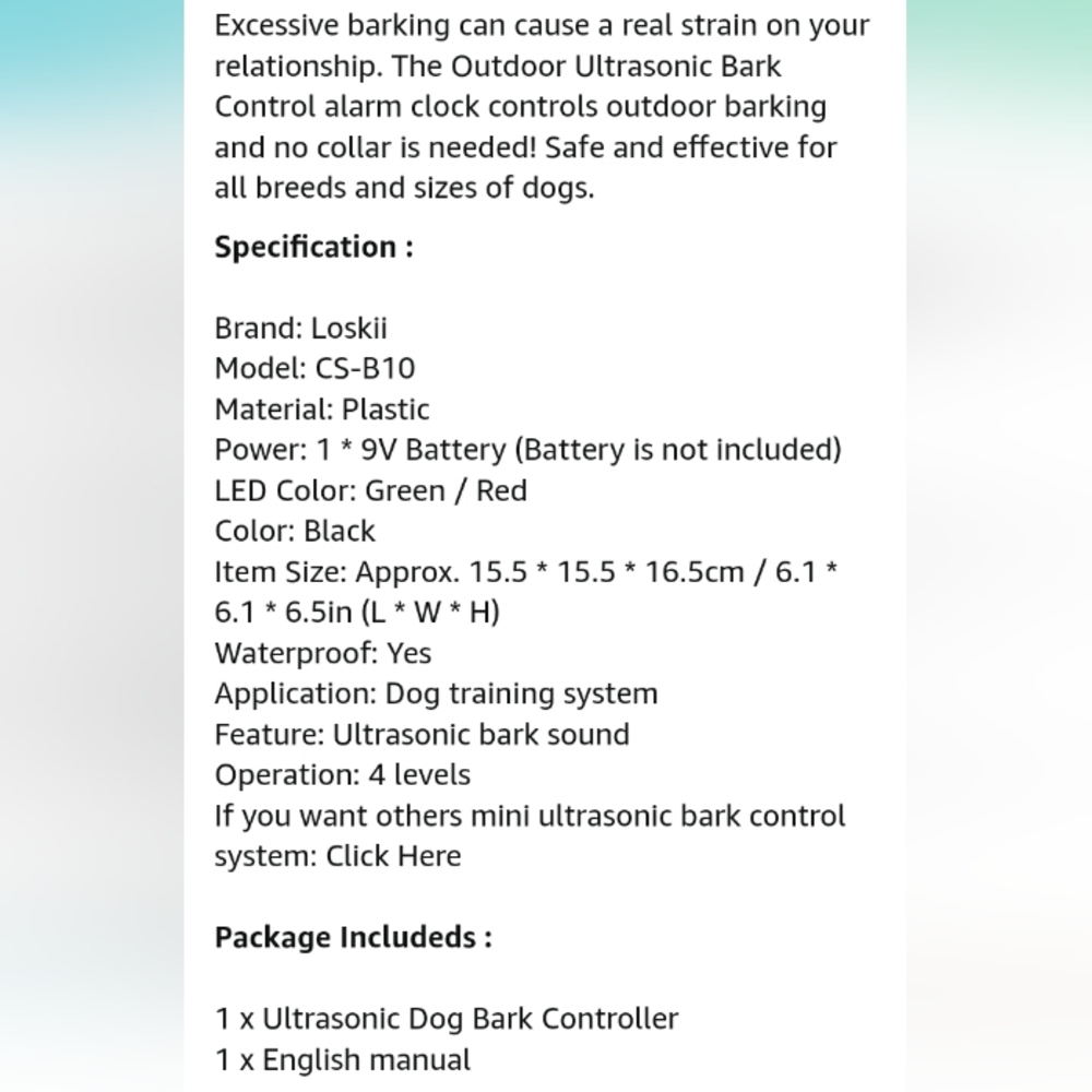 Bark Control Device - Picture 5 of 10